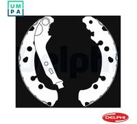 Delphi LS2021 Rear Axle Brake Shoes Set For Daihatsu Charade Toyota Yaris II