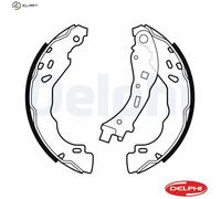 Genuine Delphi LS2065 Rear Axle Brake Shoe Set For Citroen DS Mitsubishi Peugeot