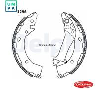 DELPHI LS2180 Brake Shoe Set