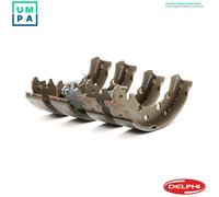 Rear Brake Shoe Set Delphi LS2182 Fits Opel Peugeot Vauxhall Corsa 208
