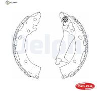 DELPHI LS2195 Brake Shoe Set