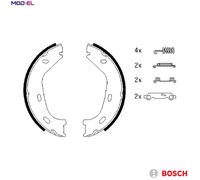 BRAKE SHOE SET PARKING BRAKE 0 986 487 542 FOR MERCEDES-BENZ CABRIOLET 123 8 8