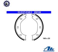 BRAKE SHOE SET PARKING BRAKE 03.0137-0149.2 FOR ALFA ROMEO AR01590/00515 2.0L