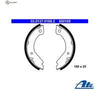 ATE 03.0137-0169.2 Handbrake shoes