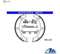BRAKE SHOE SET PARKING BRAKE 03.0137-0170.2 FOR MERCEDES-BENZ C-CLASS/Break 2.5L