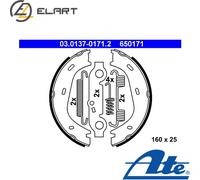 BRAKE SHOE SET PARKING BRAKE 03.0137-0171.2 FOR MERCEDES-BENZ S-CLASS SL 123