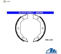 ATE 03.0137-0305.2 Handbrake shoes