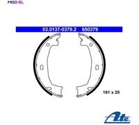 BRAKE SHOE SET PARKING BRAKE 03.0137-0379.2 FOR BMW N46B20CB/B/C/BD 2.0L 4cyl