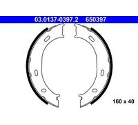 ATE 03.0137-0397.2 Handbrake shoes