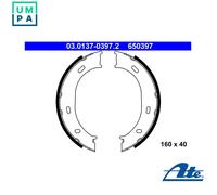 ATE 03.0137-0397.2 Handbrake shoes