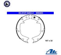 Brake Shoe Set, parking brake 03.0137-0453.2 ATE for MITSUBISHI OUTLANDER I