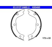 Brake Shoe Set, parking brake 03.0137-0460.2 ATE for NISSAN X-TRAIL I