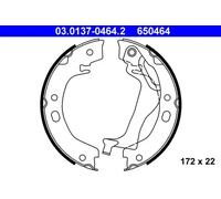 ATE 03.0137-0464.2 Handbrake shoes