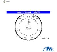 BRAKE SHOE SET PARKING BRAKE FOR MITSUBISHI PAJERO III V7 W V6 W 6G74 4M41 ATE