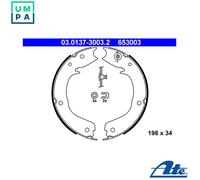 BRAKE SHOE SET PARKING BRAKE 03.0137-3003.2 FOR MITSUBISHI PAJERO/III/SHOGUN