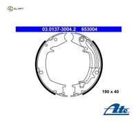 ATE 03.0137-3004.2 Handbrake shoes