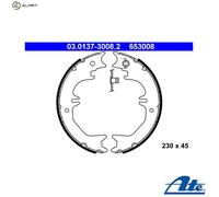 ATE Handbrake Shoes 03.0137-3008.2 - Parking Brake Set for Toyota, Lexus