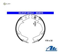 BRAKE SHOE SET PARKING BRAKE 03.0137-3010.2 FOR SUBARU OUTBACK/LEGACY LIBERTY