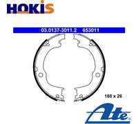 BRAKE SHOE SET PARKING BRAKE 03.0137-3011.2 FOR CHEVROLET CAPTIVA/SPORT/Van 3.0L