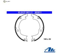 ATE 03.0137-3011.2 Handbrake shoes