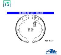 ATE 03.0137-3015.2 Handbrake shoes