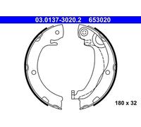 Brake Shoe Set, parking brake 03.0137-3020.2 ATE for TOYOTA COROLLA Verso VERSO