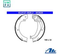 ATE 03.0137-3020.2 Handbrake shoes