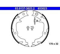 ATE 03.0137-3023.2 Handbrake shoes
