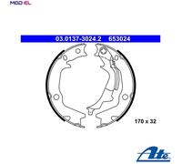 BRAKE SHOE SET PARKING BRAKE 03.0137-3024.2 FOR HYUNDAI SONATA/IV/Mk/III GETZ