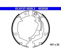 BRAKE SHOE SET PARKING BRAKE 03.0137-3026.2 FOR KIA SOUL/SUV/II HYUNDAI 1.6L
