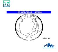 BRAKE SHOE SET PARKING BRAKE 03.0137-3026.2 FOR HYUNDAI KIA SOUL/SUV/II 1.1L i20
