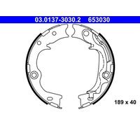 ATE 03.0137-3030.2 Handbrake shoes
