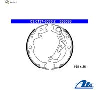 ATE 03.0137-3036.2 Handbrake shoes