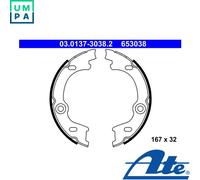 ATE 03.0137-3038.2 Handbrake shoes