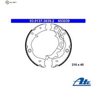 ATE 03.0137-3039.2 Handbrake shoes