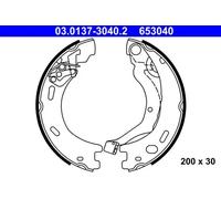 ATE Handbrake Shoes 03.0137-3040.2 with lever LAND ROVER: Range Rover Sport, Discovery 4, Discovery 3