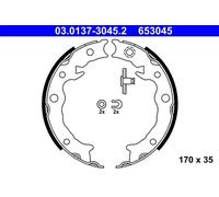 ATE Brake Shoe Set 03.0137-3045.2 – Parking Brake – Fits Subaru XV/Impreza/Forester