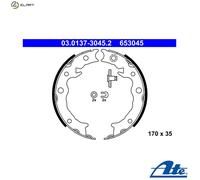 ATE Brake Shoe Set 03.0137-3045.2 – Parking Brake – Fits Subaru XV/Impreza/Forester