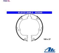 ATE Brake Shoe Set 03.0137-3048.2 - Parking Brake for KIA HYUNDAI (Sorento II, Maxcruz, Santa Fe XL)