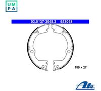 Brake Shoe Set, parking brake 03.0137-3048.2 ATE for KIA HYUNDAI