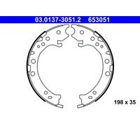 Brake Shoe Set, parking brake 03.0137-3051.2 ATE for HONDA CR-V III CR-V IV