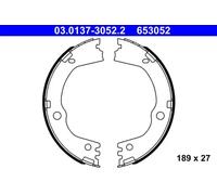 Brake Shoe Set, parking brake 03.0137-3052.2 ATE for KIA HYUNDAI