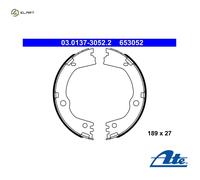 Brake Shoe Set, parking brake 03.0137-3052.2 ATE for KIA HYUNDAI