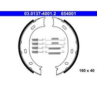 ATE 03.0137-4001.2 Handbrake shoes