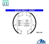 ATE 03.0137-4001.2 Handbrake shoes