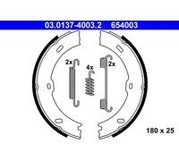Brake Shoe Set, parking brake 03.0137-4003.2 ATE for MERCEDES-BENZ VW