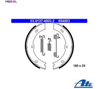 ATE Brake Shoe Set 03.0137-4003.2 - Parking Brake for Mercedes-Benz, VW