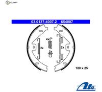 ATE Handbrake Shoes with accessories 03.0137-4007.2 Parking Brake Pads,Handbrake Pads MERCEDES-BENZ,E-Klasse Limousine (W212),E-Klasse T-modell (S212)