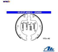 ATE 03.0137-4008.2 Handbrake shoes