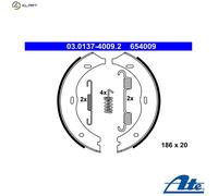 ATE Brake Shoe Set 03.0137-4009.2 - Handbrake Shoes for Mercedes-Benz Vito W447/W639, Viano V-Class